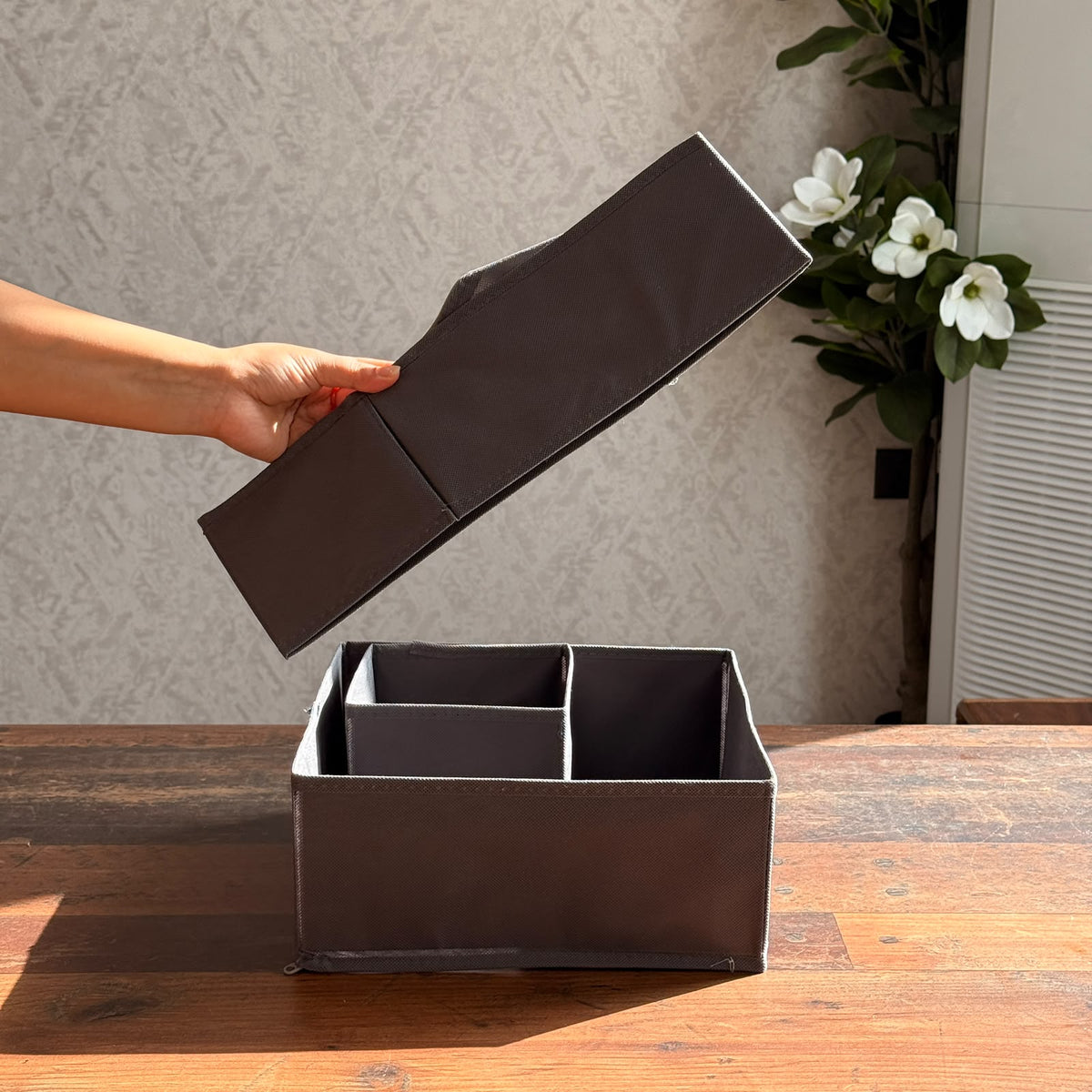 Multipurpose Foldable Fabric Drawer Organizer & Storage Box Set