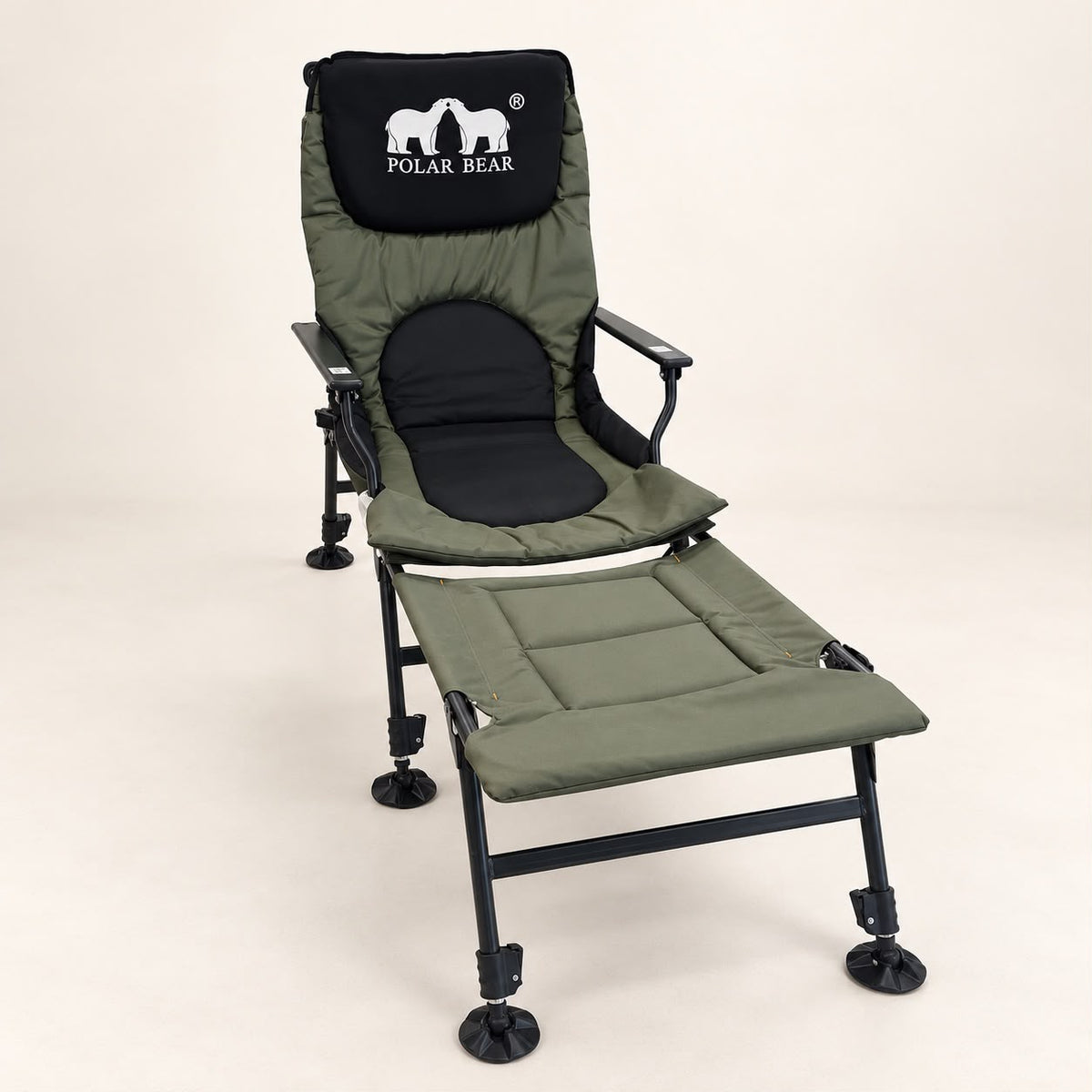 Luxury Outdoor Fishing Chair with Detachable Footrest