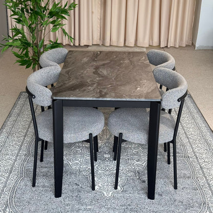 MARQUEE PALADIN Table & Tina Modern Chair – Luxury Dining Set