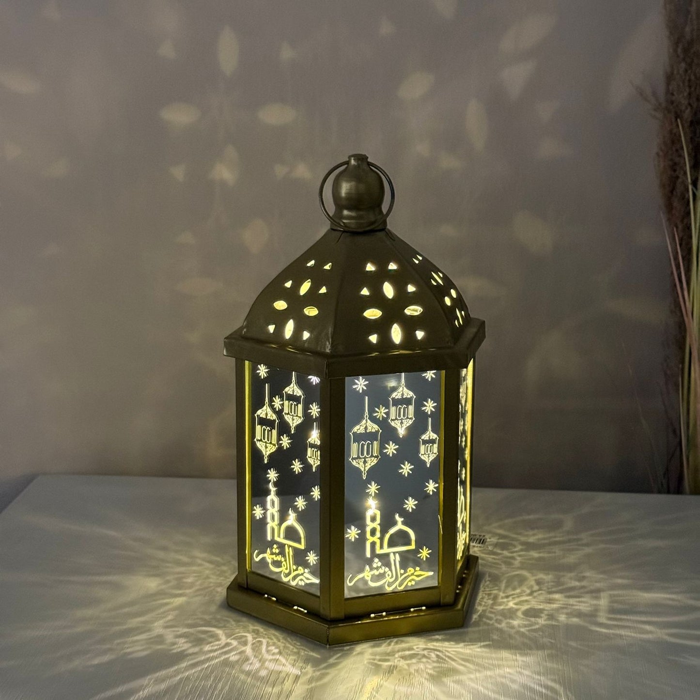 لامپێکی مێزی LED ی دیکۆراتی ڕەمەزان و جەژن