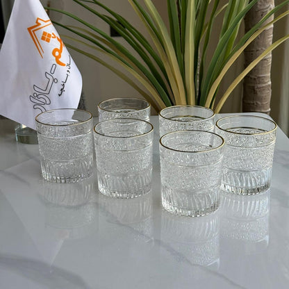 Modern Elegant Clear Glassware Set