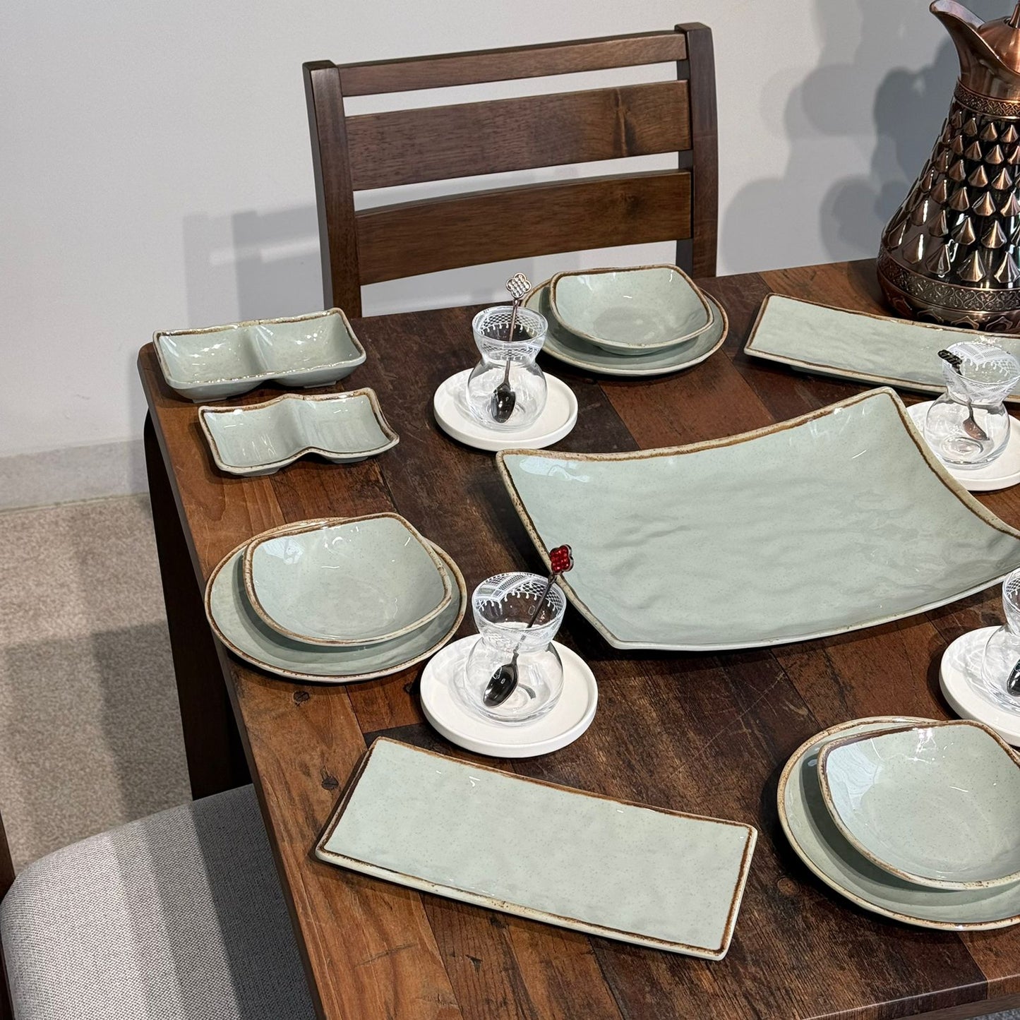 15PCS- Elegant Breakfast Serving Set