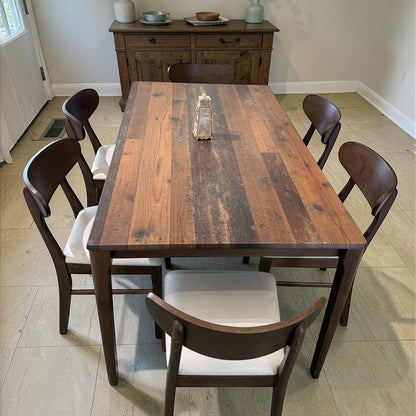 ADRIAN Old Style Table & IYAN Modern Chair Luxury Dining Set