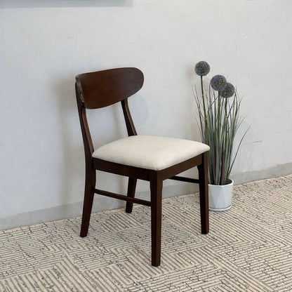 IYAN- Modern Wooden Dining Chair with Cushioned Seat