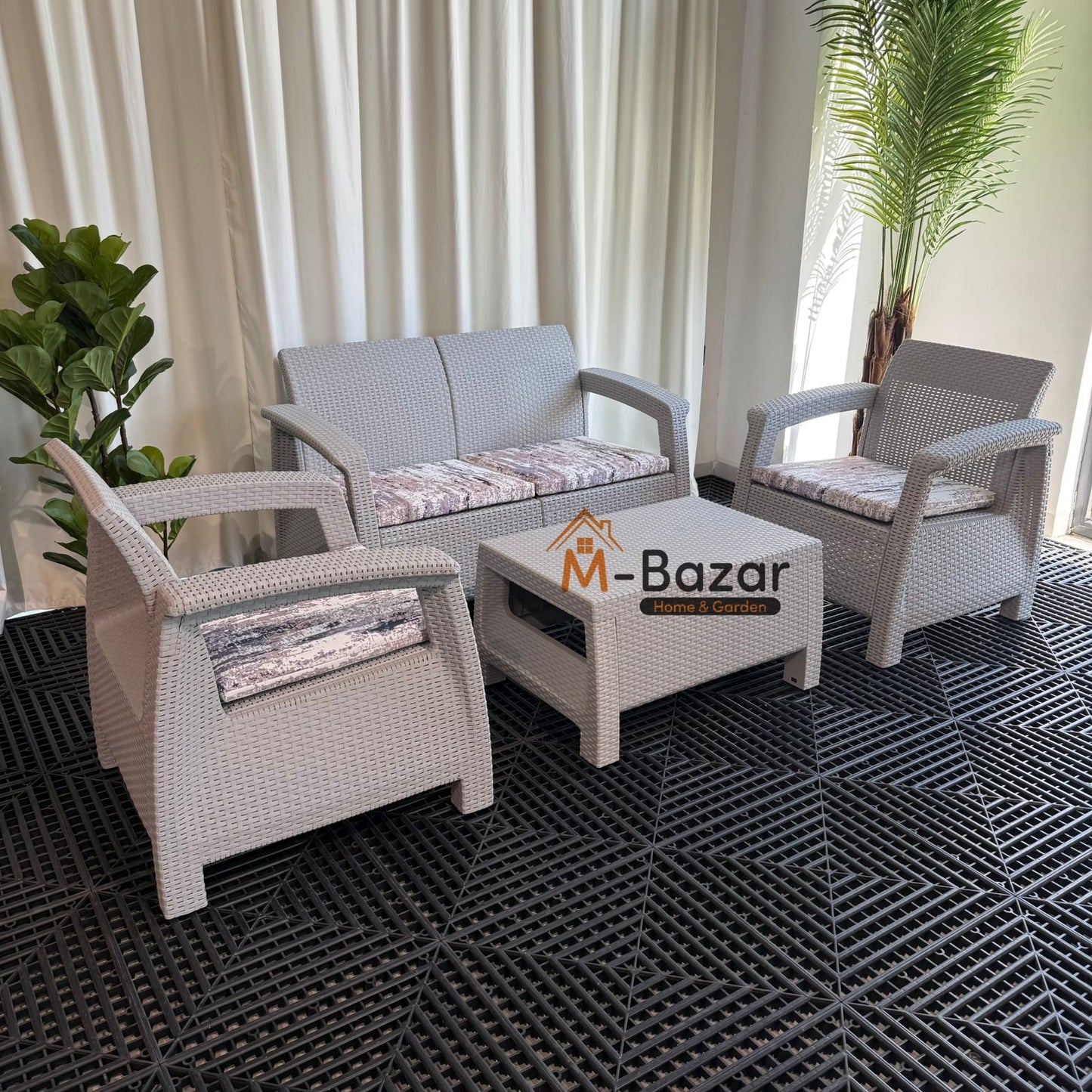 طقم جلوس عصري للحدائق