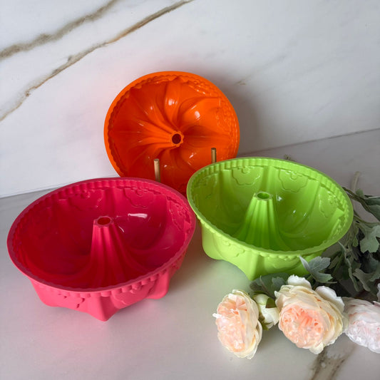 Silicone Baking Mold – Round Fluted Cake & Dessert Mold