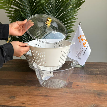 پاڵاوتنی قاپی شۆردن و هەڵگرتنی فرە مەبەست لەگەڵ قاپ - round