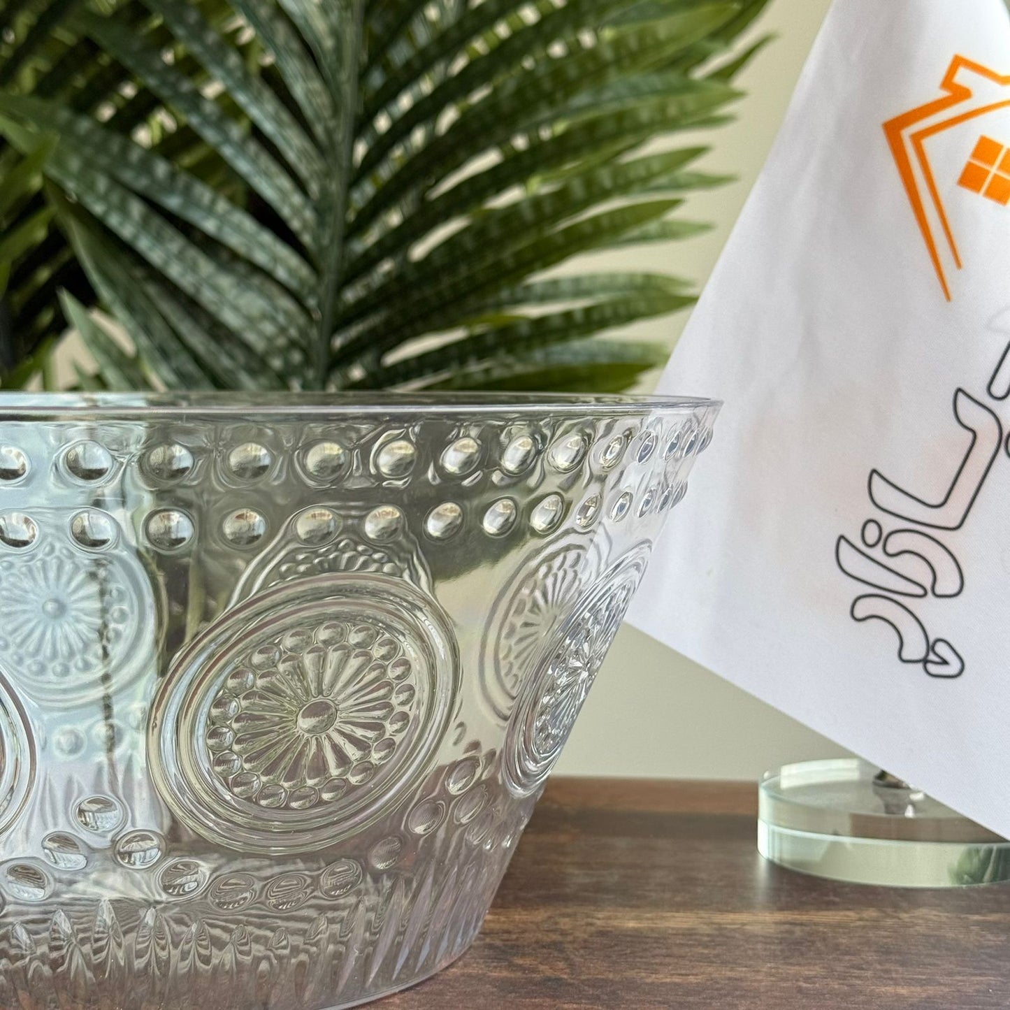 Clear Modern Serving & Storage Bowl