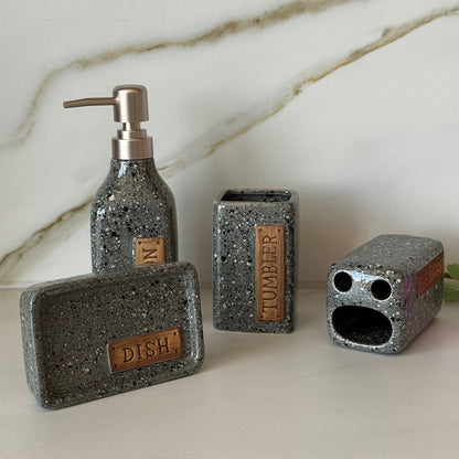 Luxury Bathroom Accessories Set – 4PCS
