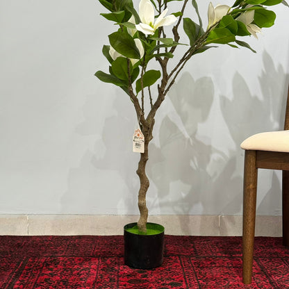 Magnolia Flower Tree – Artificial Plant - White & Pink