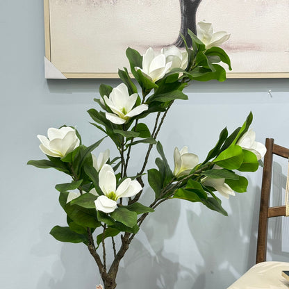 Magnolia Flower Tree – Artificial Plant - White & Pink
