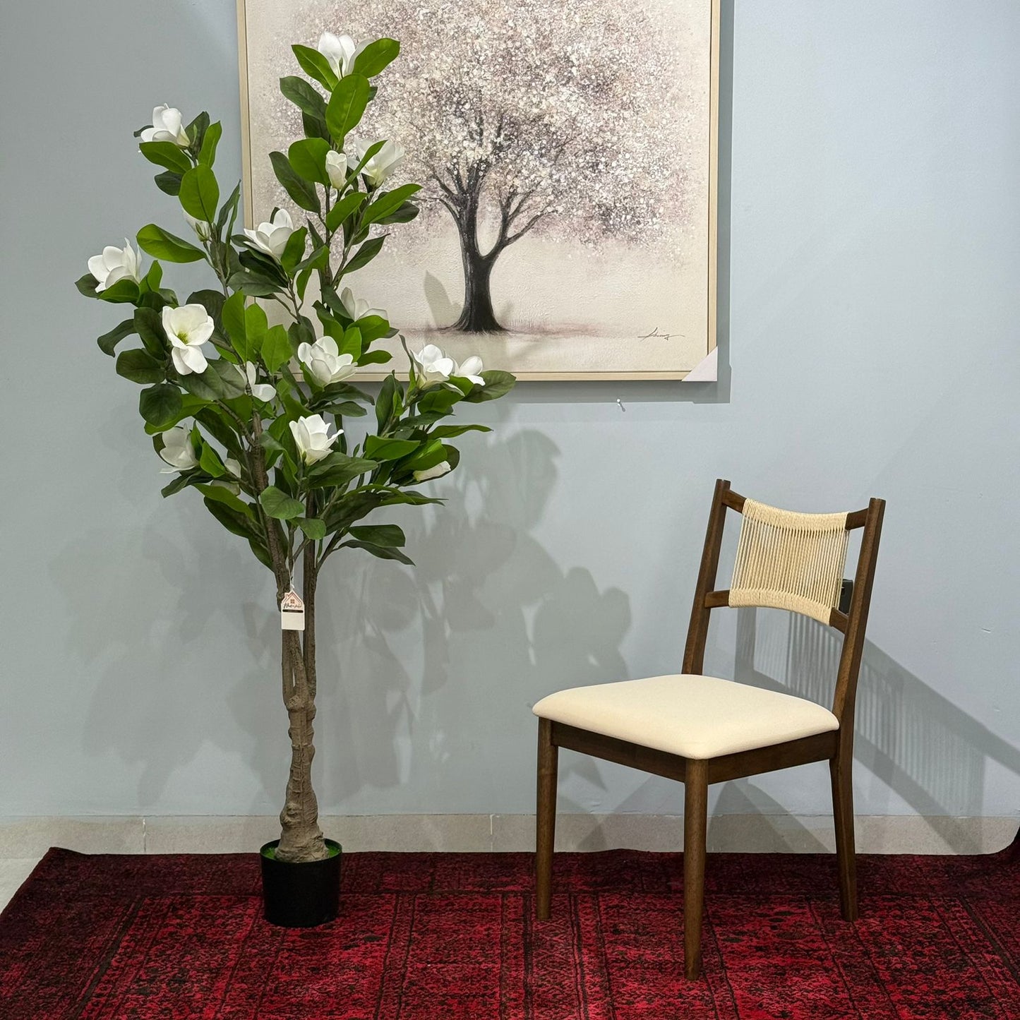 Magnolia Flower Tree – Artificial Plant - White & Pink