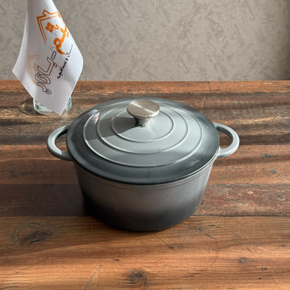Enamel Cast Iron Dutch Oven Pot with Self-Basting Lid