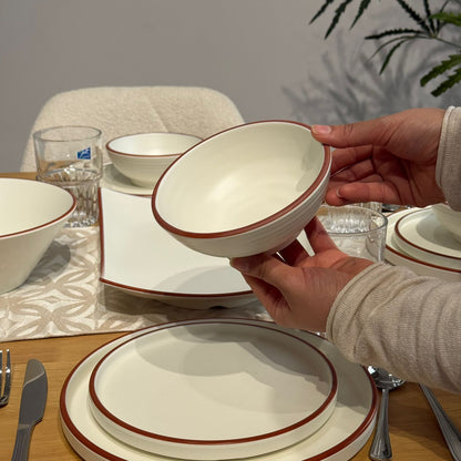 Modern Luxury Melamine Dinnerware Collection