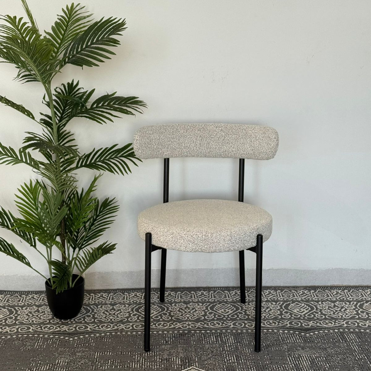 Tina Modern Metal Indoor Chair