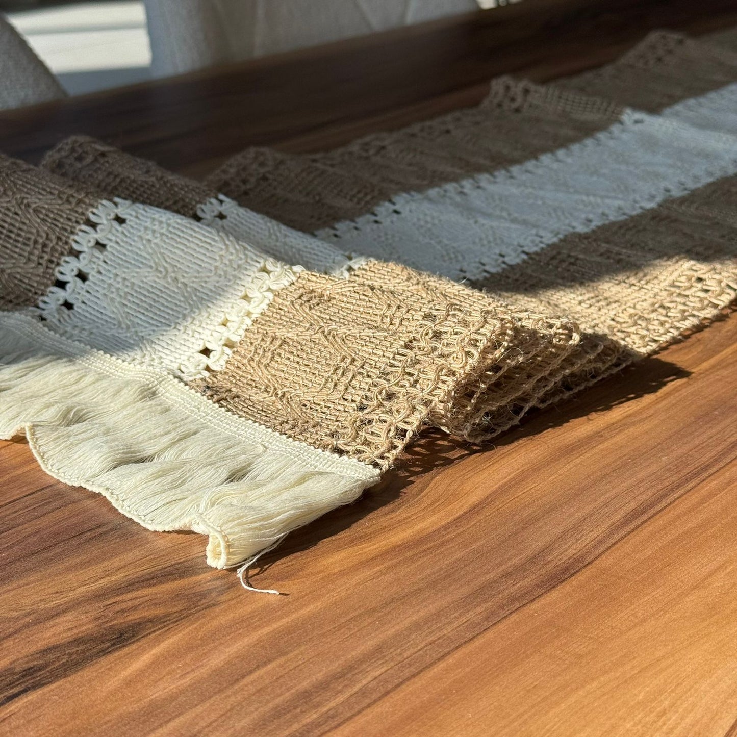 30 × 180 سم ڕاکەری مێزی سروشتی تواوە