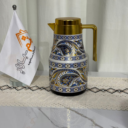 تەرموسی جاو قاوەی نەخشدار