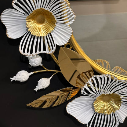 SMB0231 24 Golden Rim Wall Mirror & Decoration