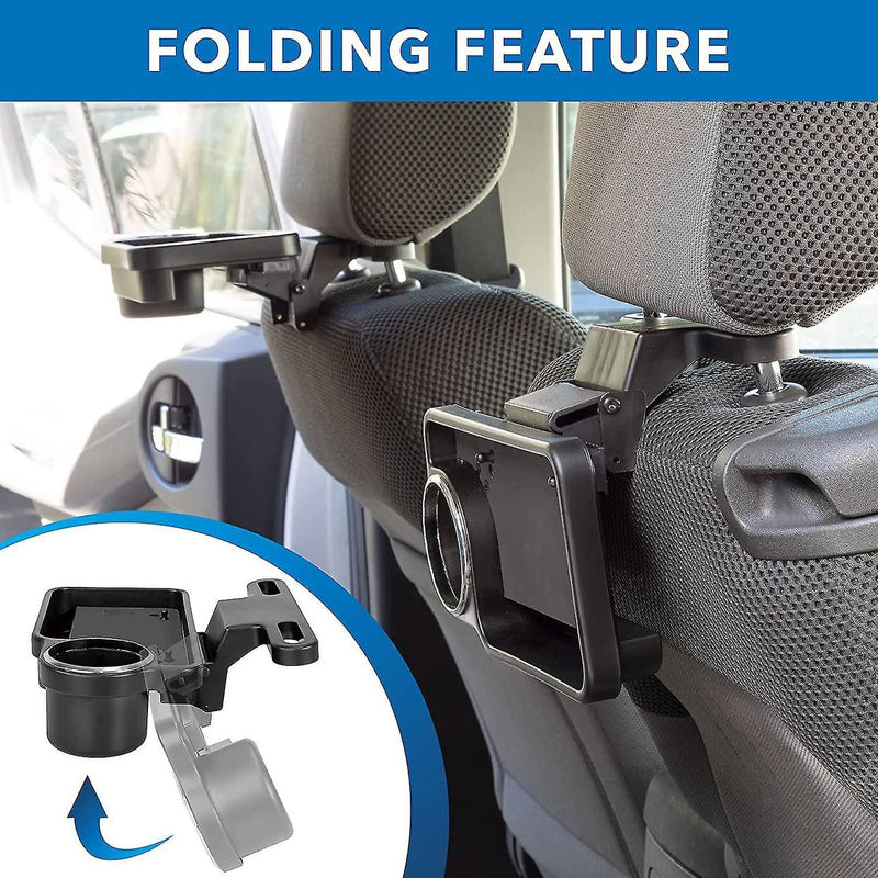 Foldable Car Headrest Cup Tray