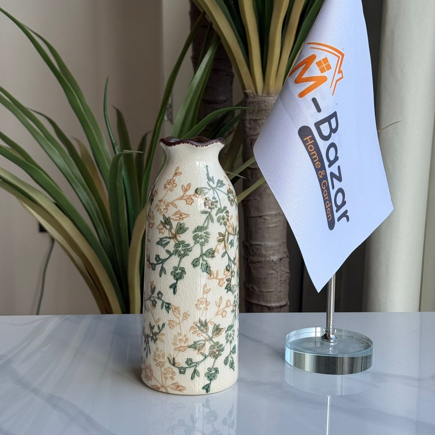 کۆمەڵە گوڵدانی سیرامیکی گوڵداری سەوز