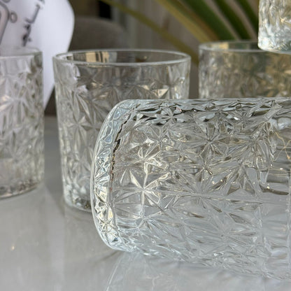 6-peices elegant glassware collection