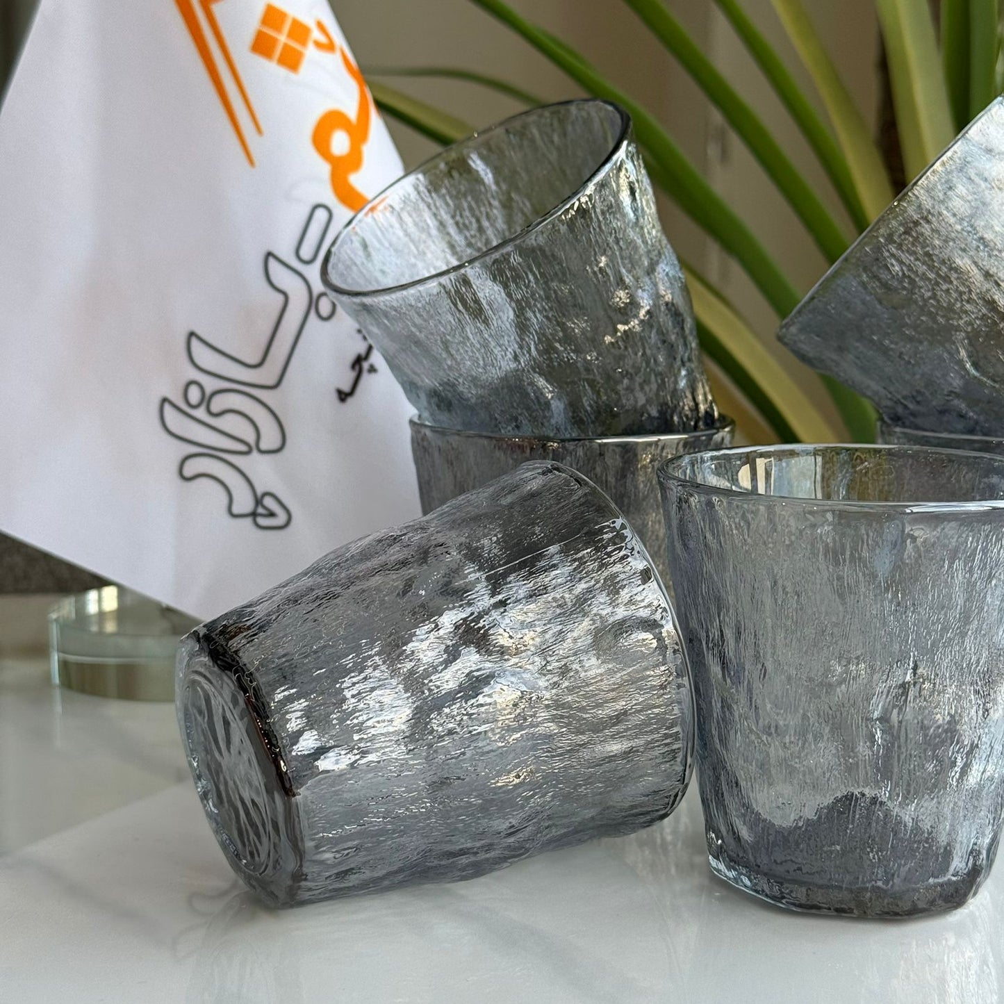 سێت پەرداخی مۆدێرن - بە دوو ڕەنگ 