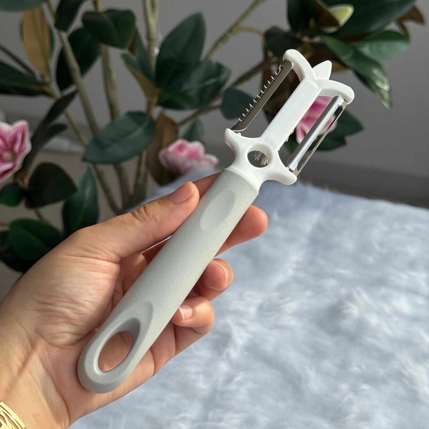 فرشاة ومكشطة تنظيف متعددة الأغراض 3 في 1