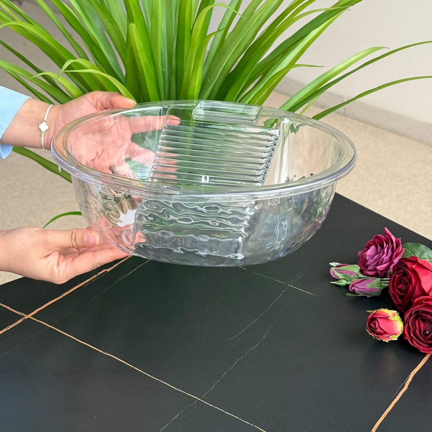 حوض غسيل متعدد الاستخدامات مع لوح غسيل مدمج