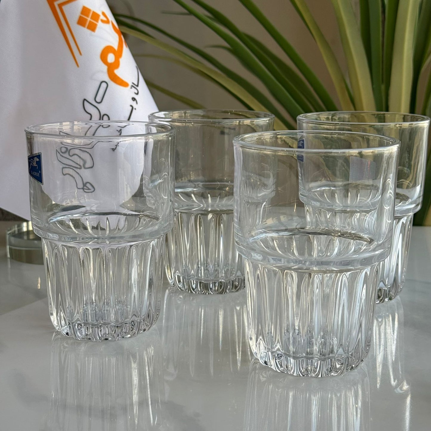 6-Piece Trasparent Glass Set