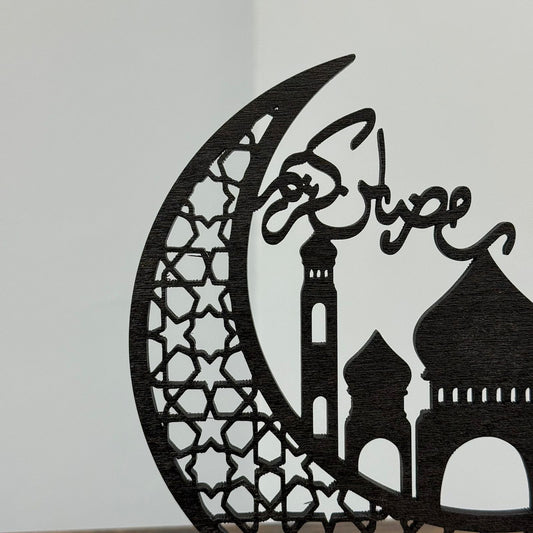 Crescent Moon Mosque Decoration