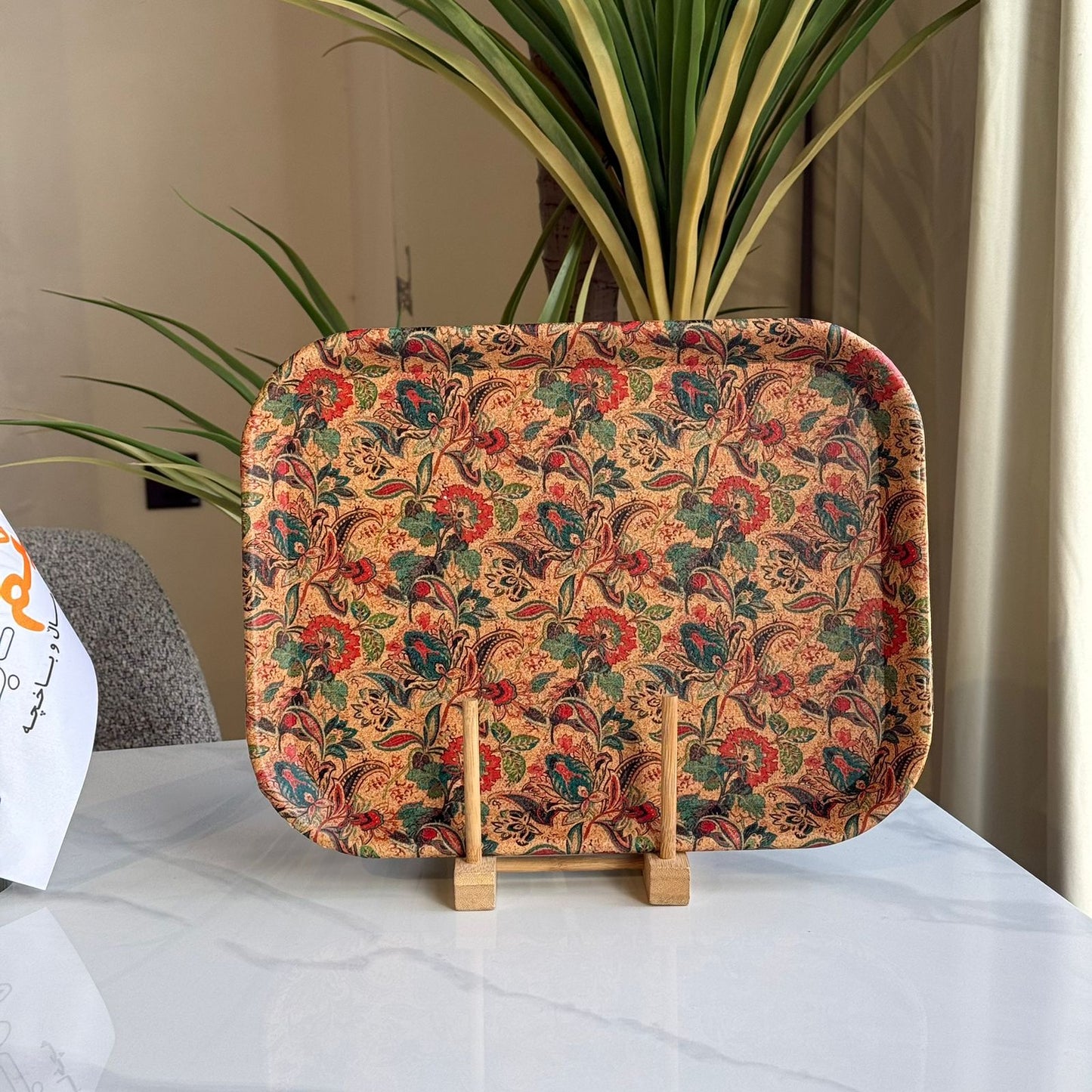 2Sized - Floral Pattern Serving Trays