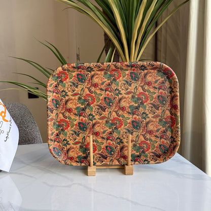 2Sized - Floral Pattern Serving Trays
