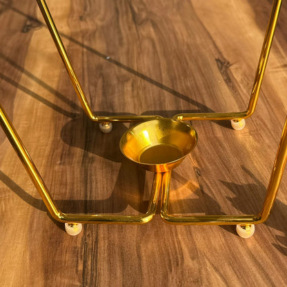 Luxury Gold Glass Chafing Dish Collection – Oval & Round Designs
