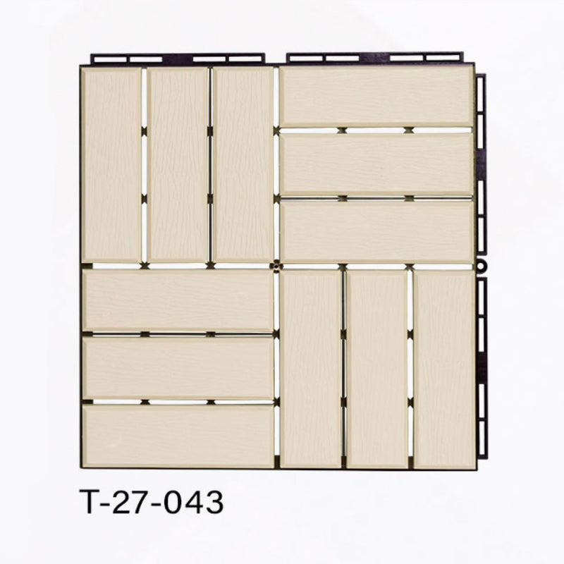 Wood Design - Plastic Interlocking Deck Tiles