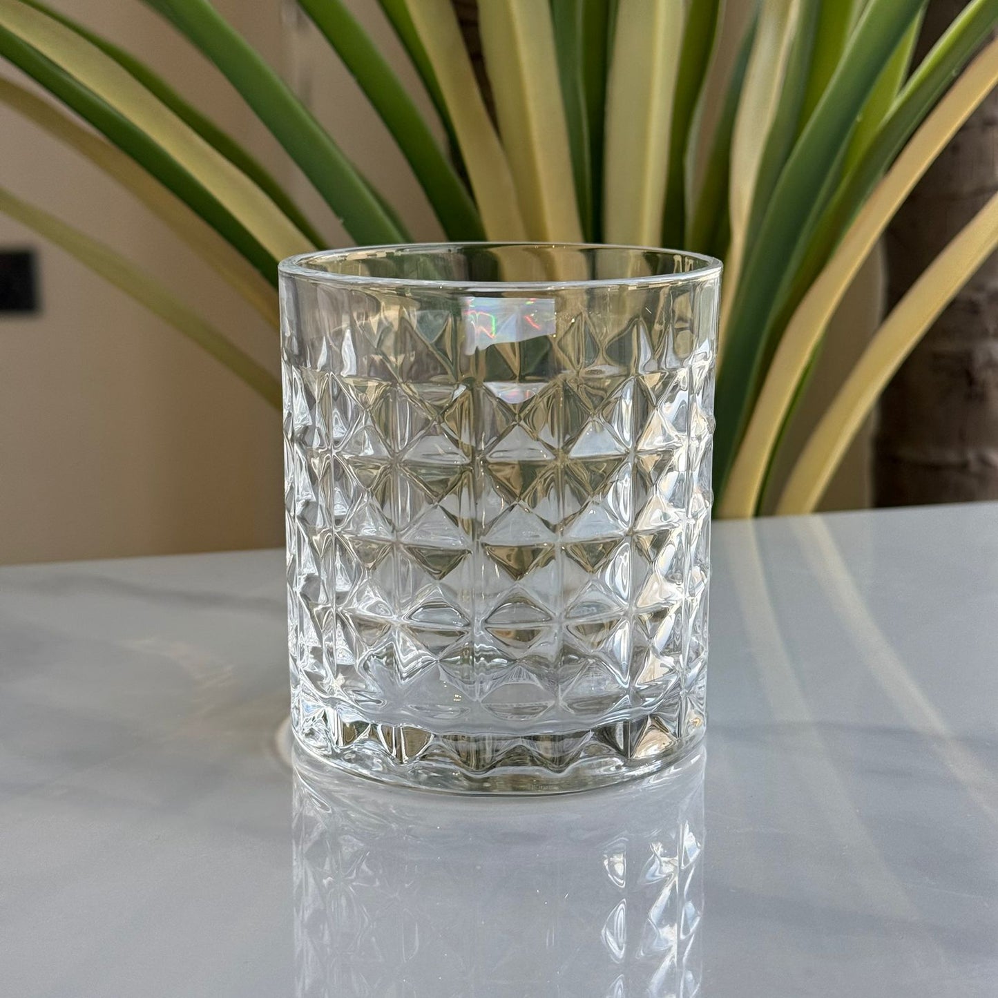 مجموعة الأواني الزجاجية الحديثة المصنوعة من الكريستال الشفاف