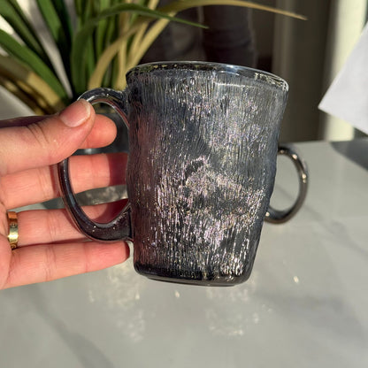 فناجين شاي زجاجية عصرية فاخرة - طقم من 3 قطع