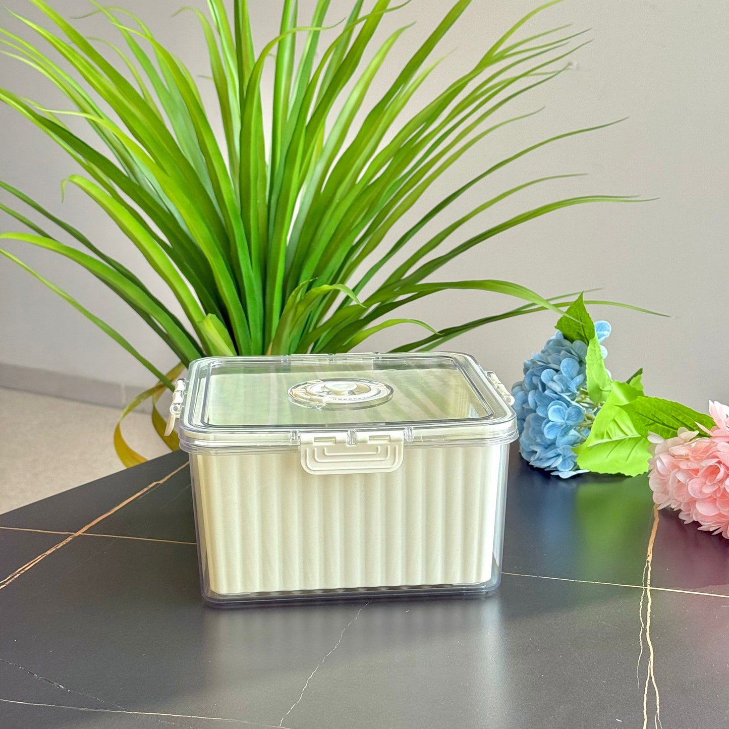 Airtight Multi-Purpose Food Storage Container With Date Dial - Set Of 4