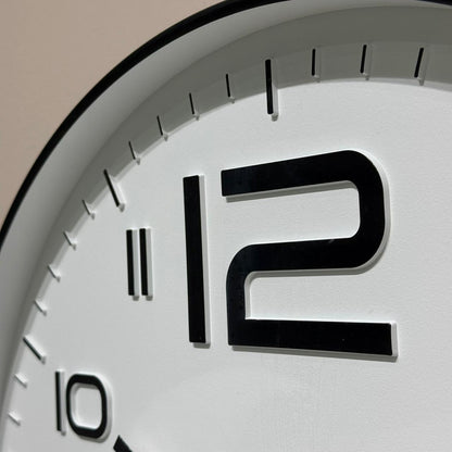 Black & White Round Wall Clock