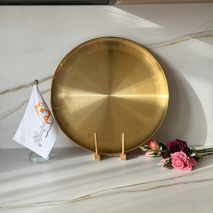 Multi-Purpose Gold Stainless Steel Plates & Trays