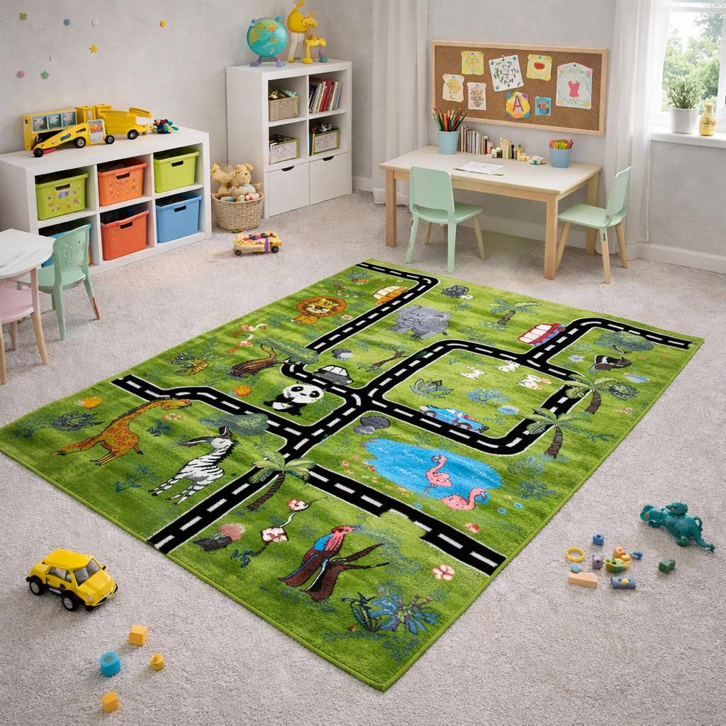 2.25x1.5m Modern Carpets - Cut & Loop Collection