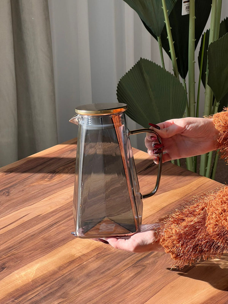 1.8L Transparent Glass Water/Juice Pitcher