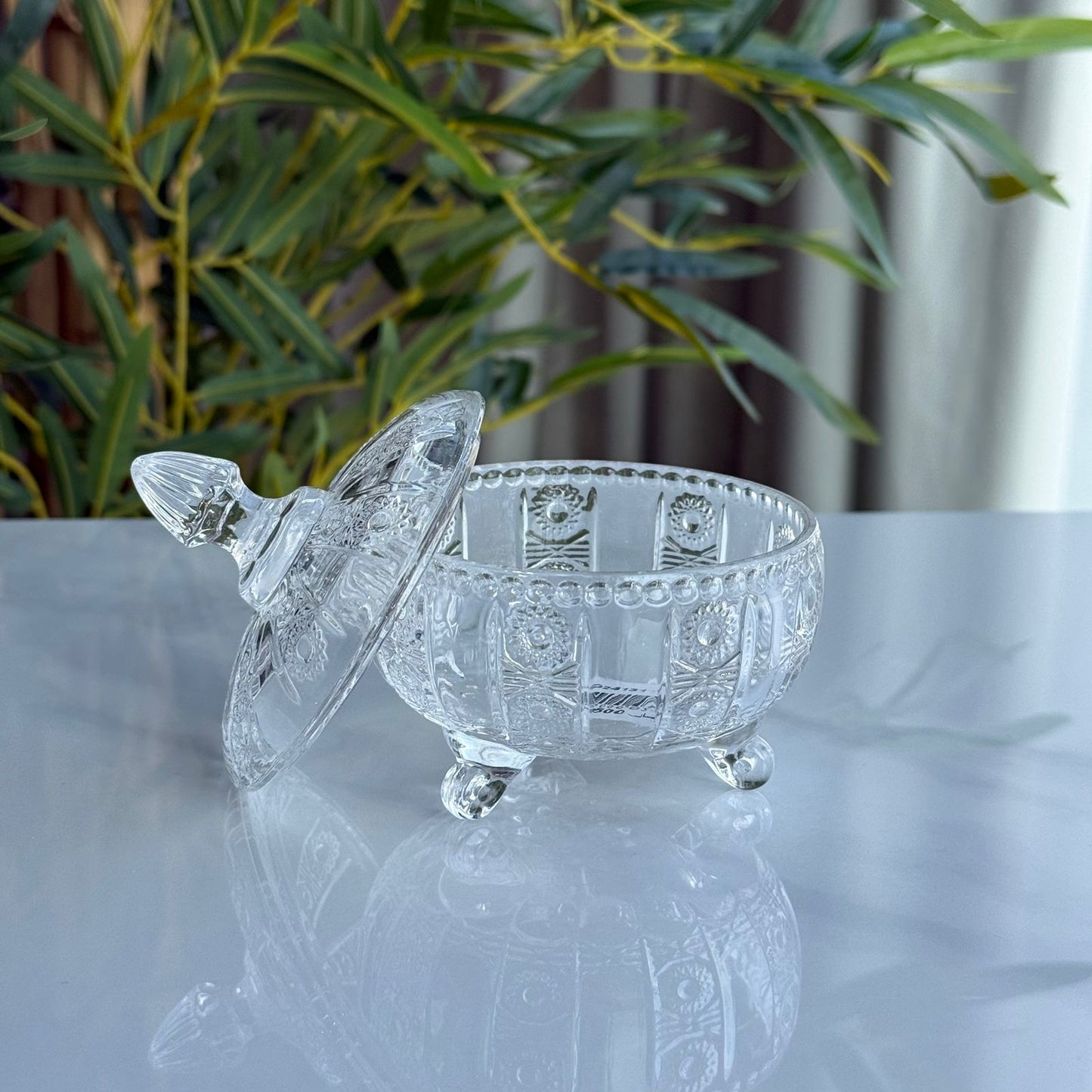 Decorative Crystal Glass Jar