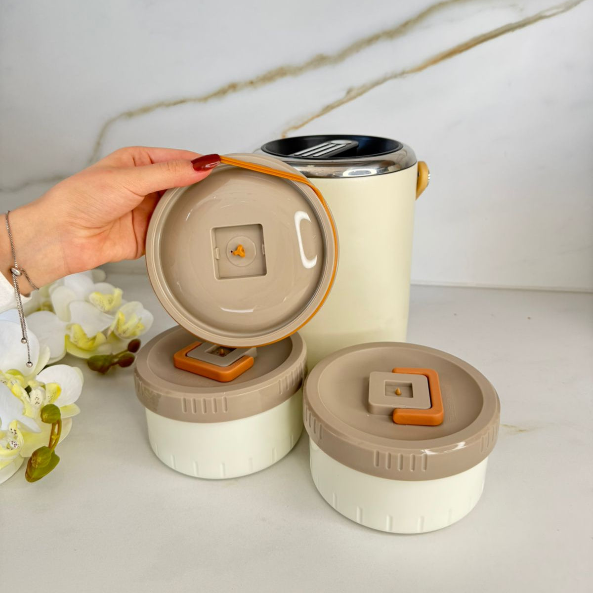 Portable Vacuum Stainless Steel Lunch Box