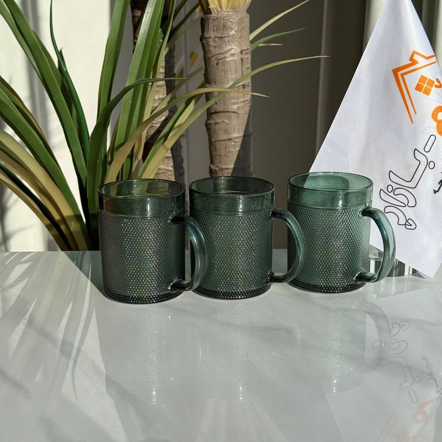 کوپی چای شووشەی ڕەسەن و شیک - سێتی ٣