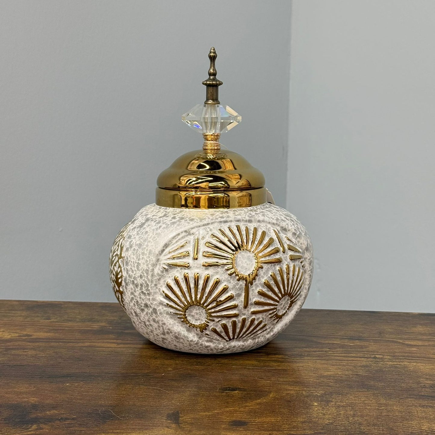 Decorative Golden Accent Vase Jars