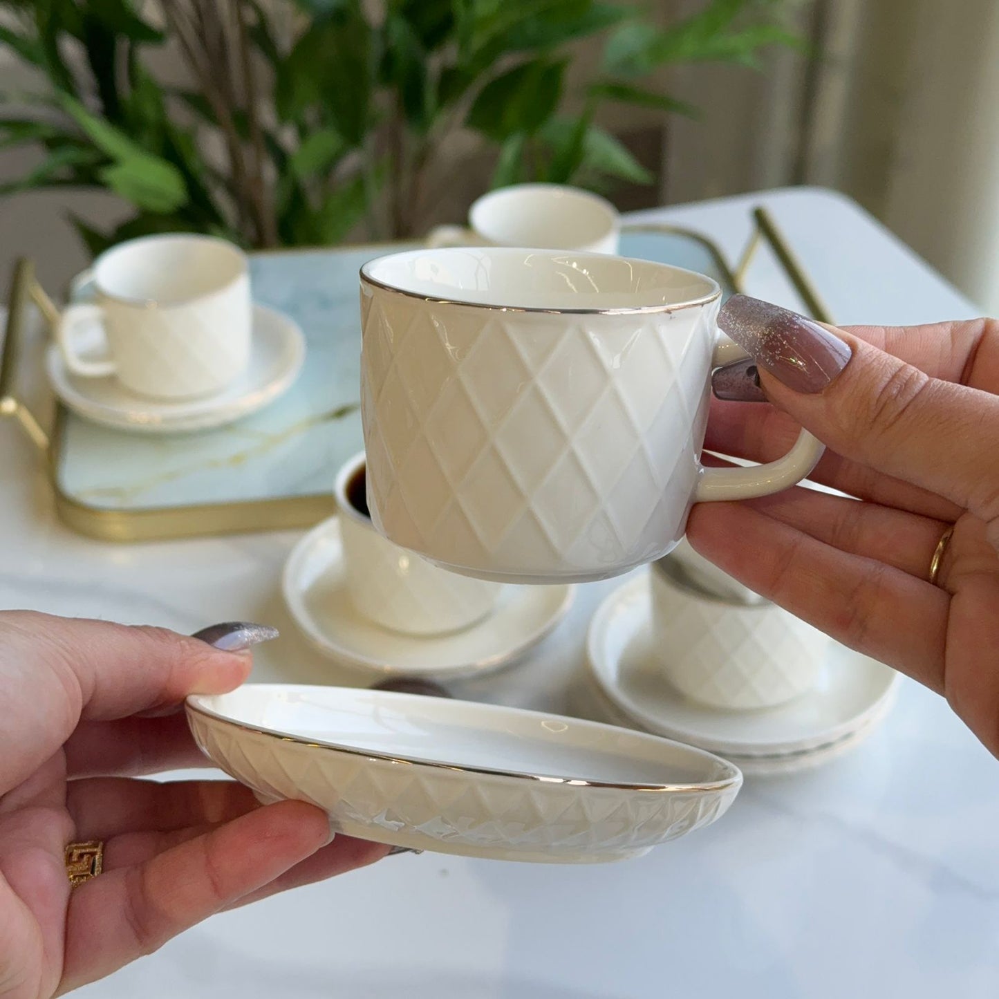 Elegant Coffee Cup Set