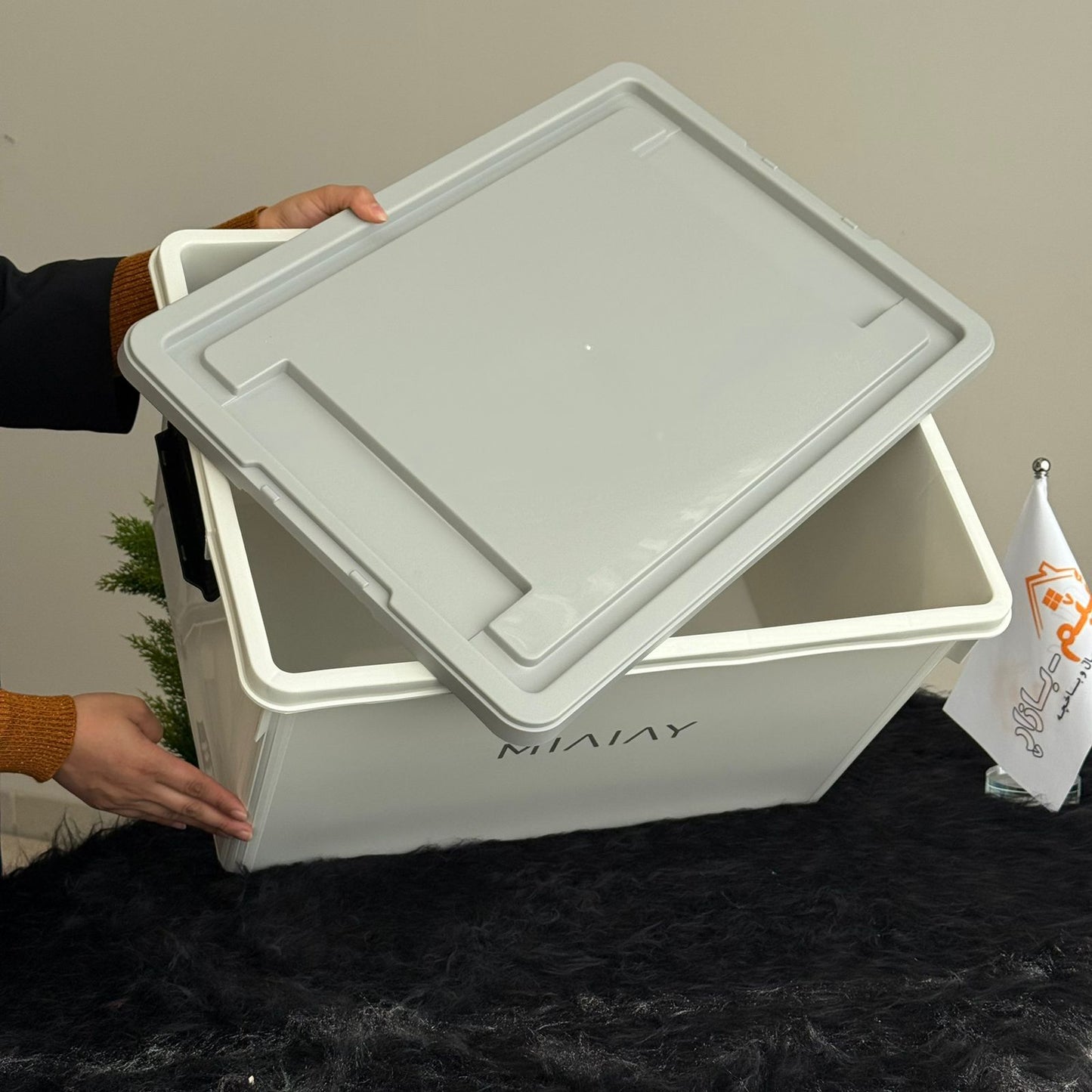 صناديق تخزين متعددة الأغراض 4 مقاسات