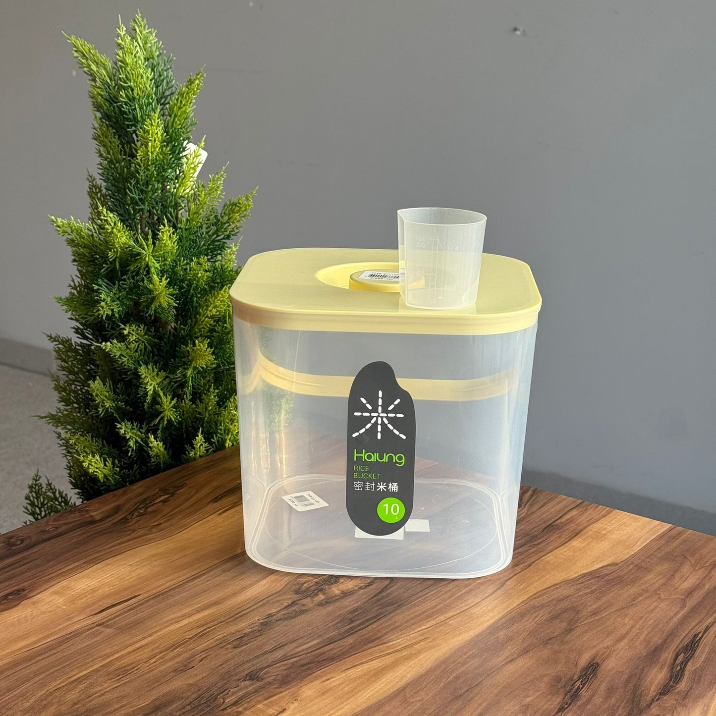 Multi-Purpose Storage Container with Measuring Cup