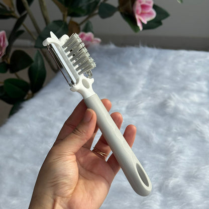 فرشاة ومكشطة تنظيف متعددة الأغراض 3 في 1