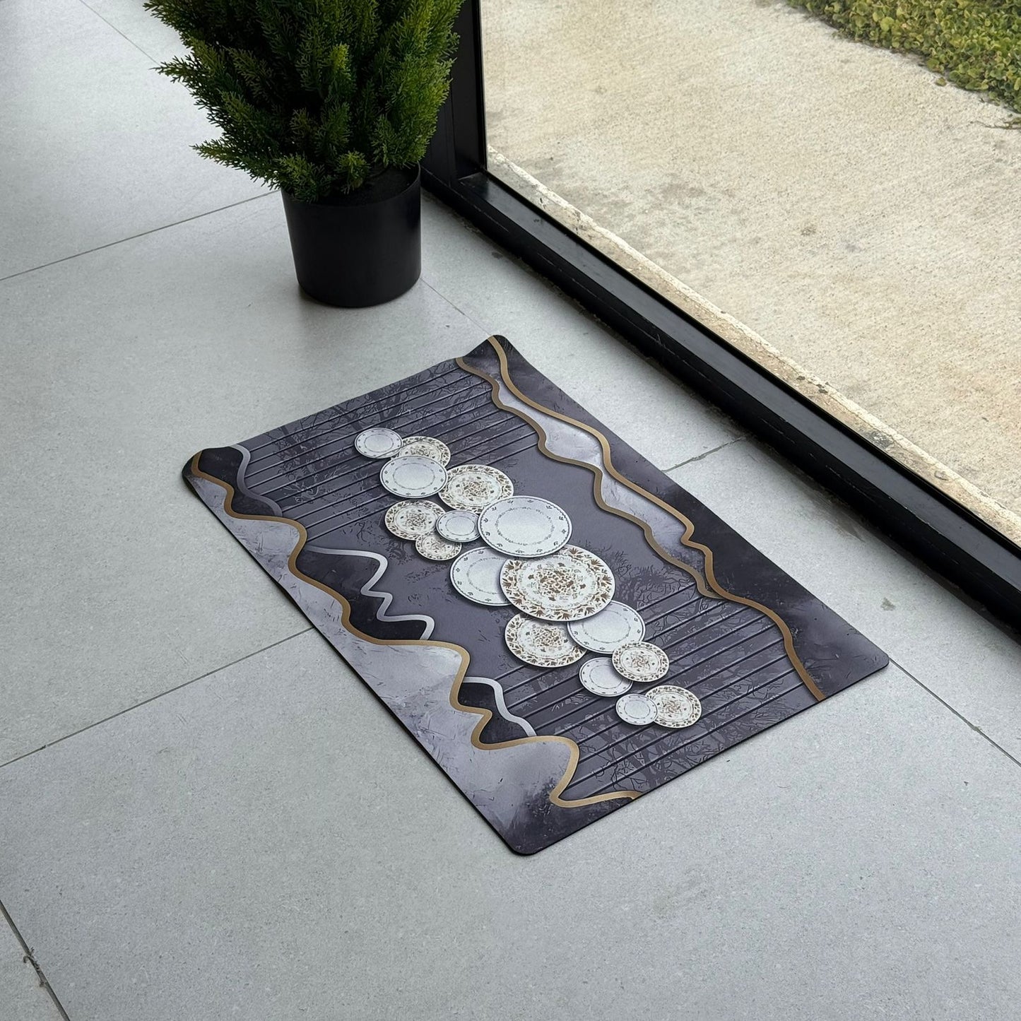 Decorative Anti-Slip Door Floor Mats